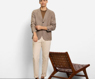 La VESTE EN LIN Olymp chez Yves Habilleur Gasoline à Couëron près de Nantes